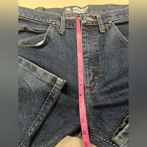 [34*34]Wrangler Classic Advanced Comfort Slim Fit Blue Men Jeans NWOT - Picture 5 of 9